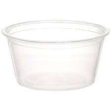 2oz PP Portion Container 125/Tube (20/Case)